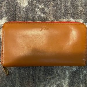 JCrew Tan Bifold Wallet